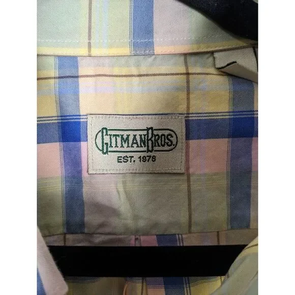 Gitman Bros‎ Long Sleeve Button Up Shirt XL - Picture 3 of 7